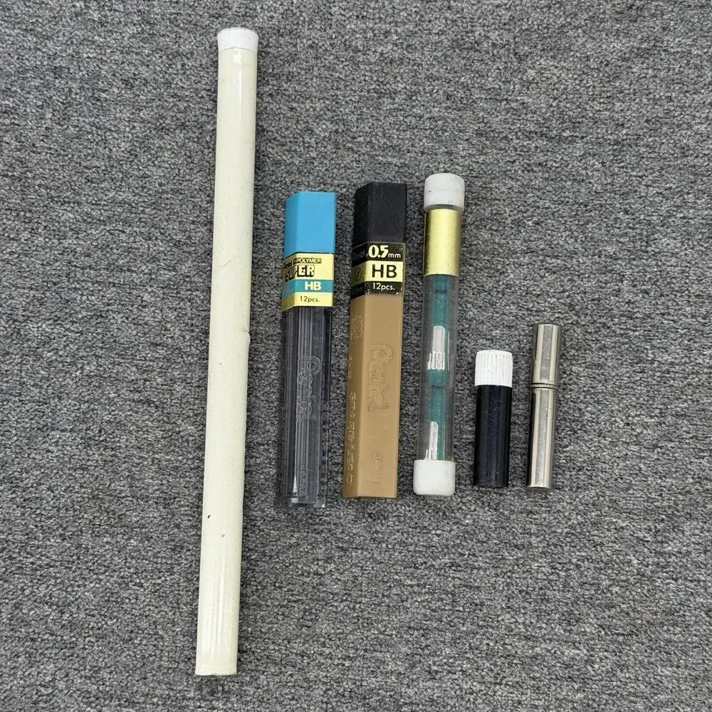 Vintage Berol Turquoise Pentel Mechanical Pencil Lead Refills Eraser Lot